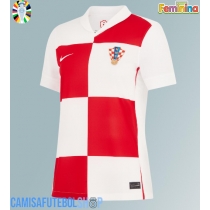 Camisa de time de futebol Croácia Replicas 1º Equipamento Feminina Europeu 2024 Manga Curta